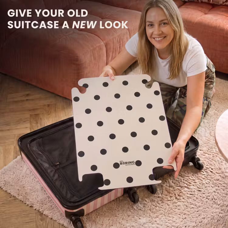 CaseSwap™ - Beige background with black dots — 3