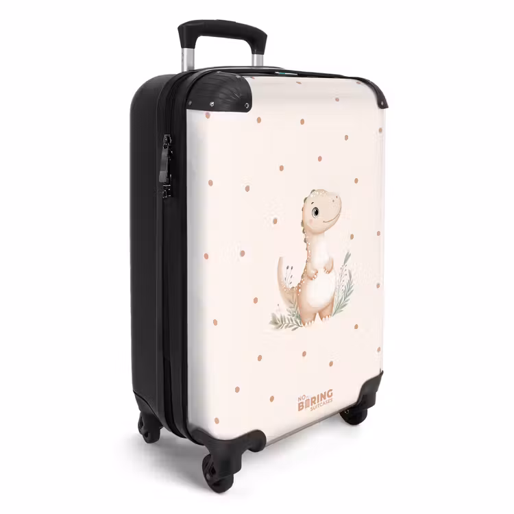 CaseSwap™ - Beige dino on a polka dot background — 2