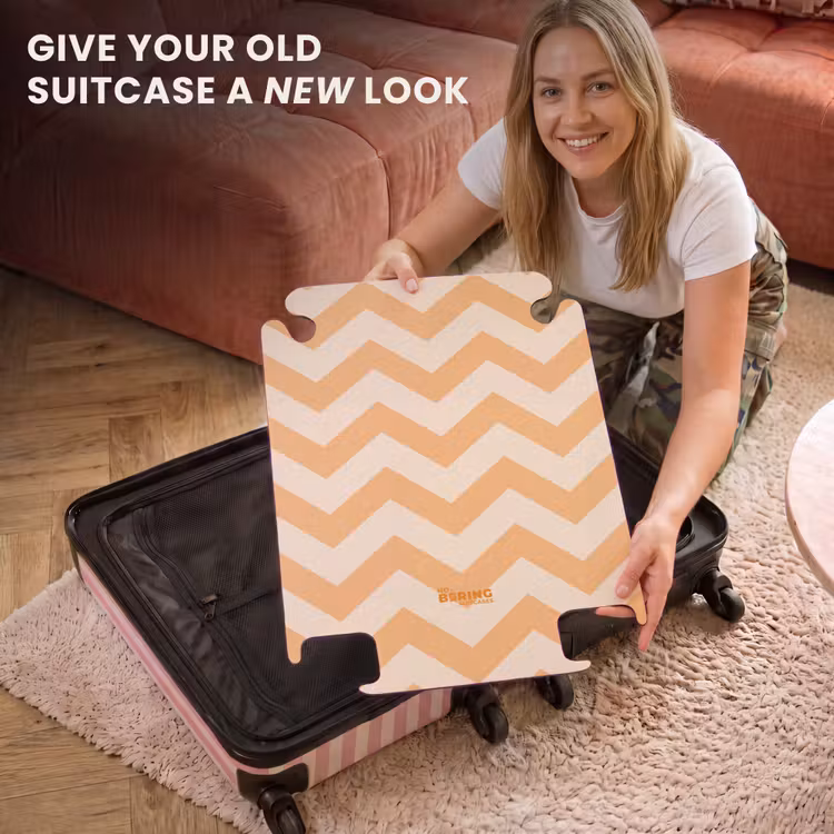 CaseSwap™ - Zigzag pattern in orange — 3