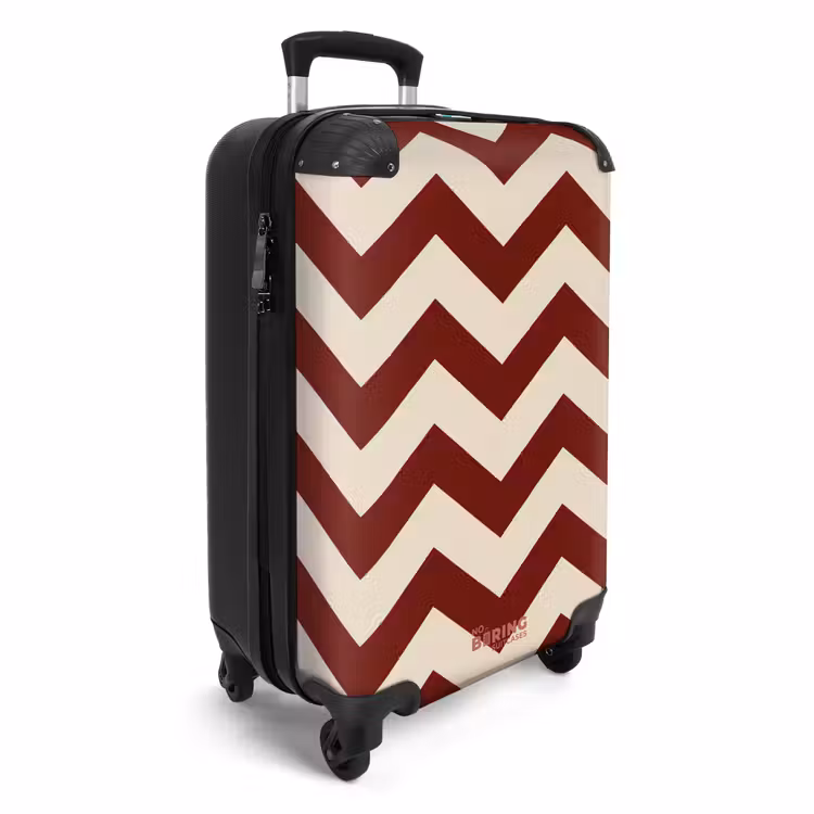 CaseSwap™ - Zigzag pattern in red and cream — 2