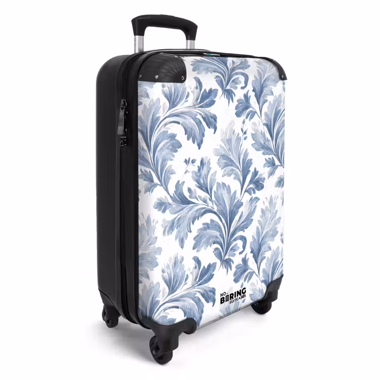CaseSwap™ - Baroque leaves pattern blue — 2