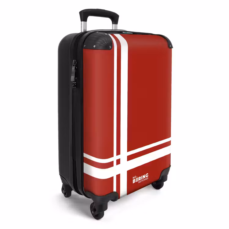 CaseSwap™ - Red background with white cross pattern at lower left — 2
