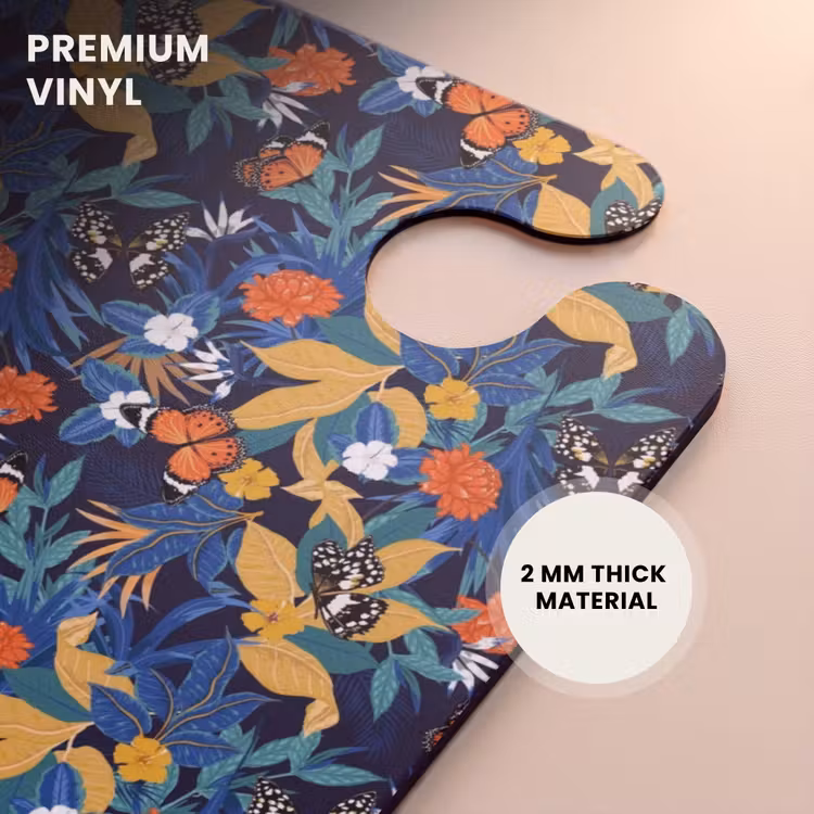 CaseSwap™ - Tropical butterfly pattern dark blue — 6