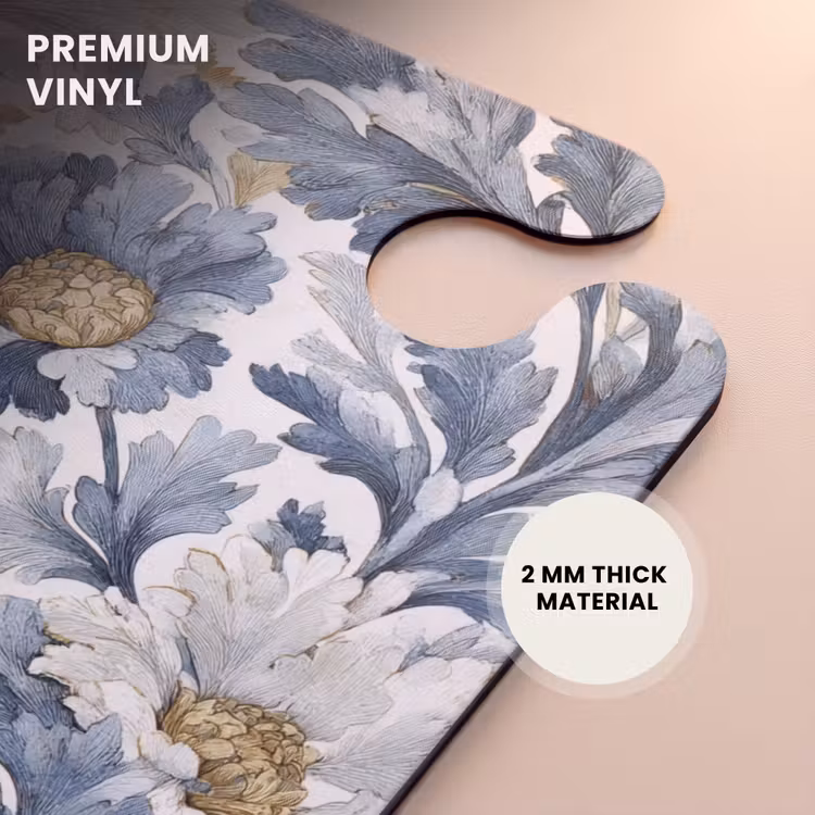CaseSwap™ - Baroque floral pattern blue — 6