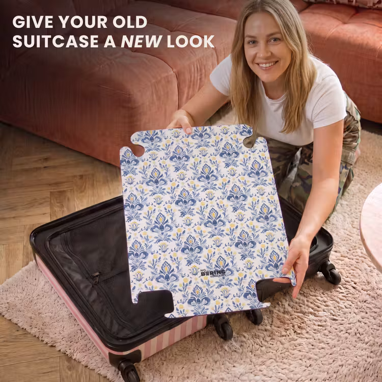 CaseSwap™ - Baroque pattern blue yellow — 3