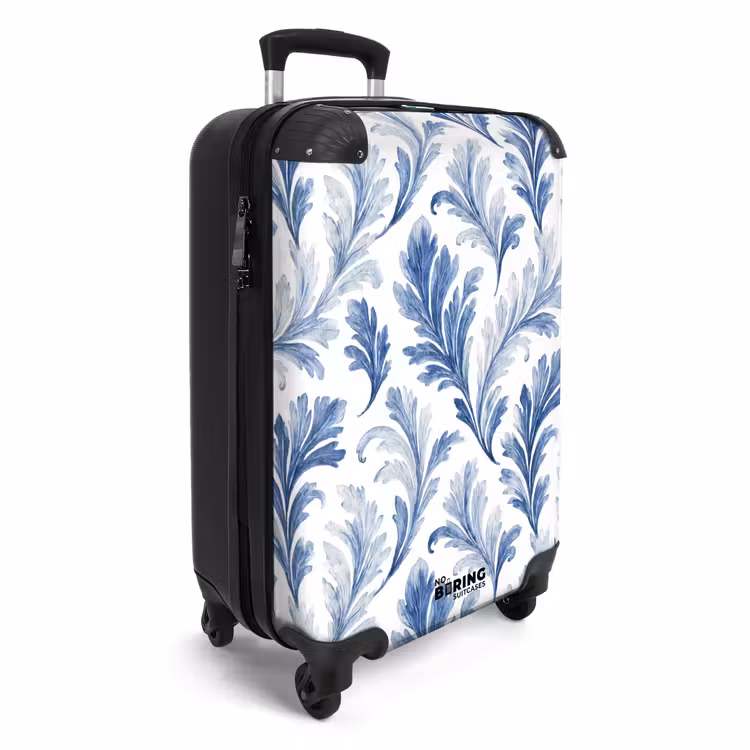 CaseSwap™ - Baroque leaves pattern blue — 2