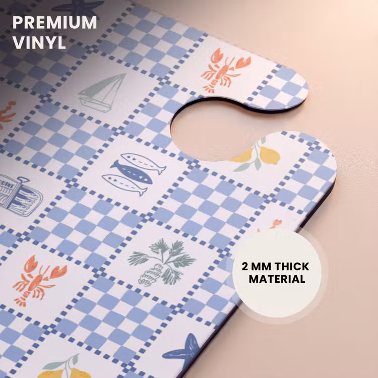 CaseSwap™ - Square summer print blue — 6