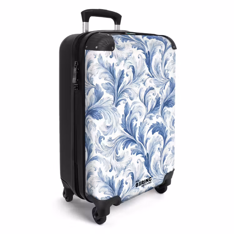 CaseSwap™ - Baroque leaves pattern blue — 2