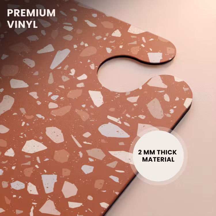 CaseSwap™ - Terrazzo pattern multicolored terracotta — 6