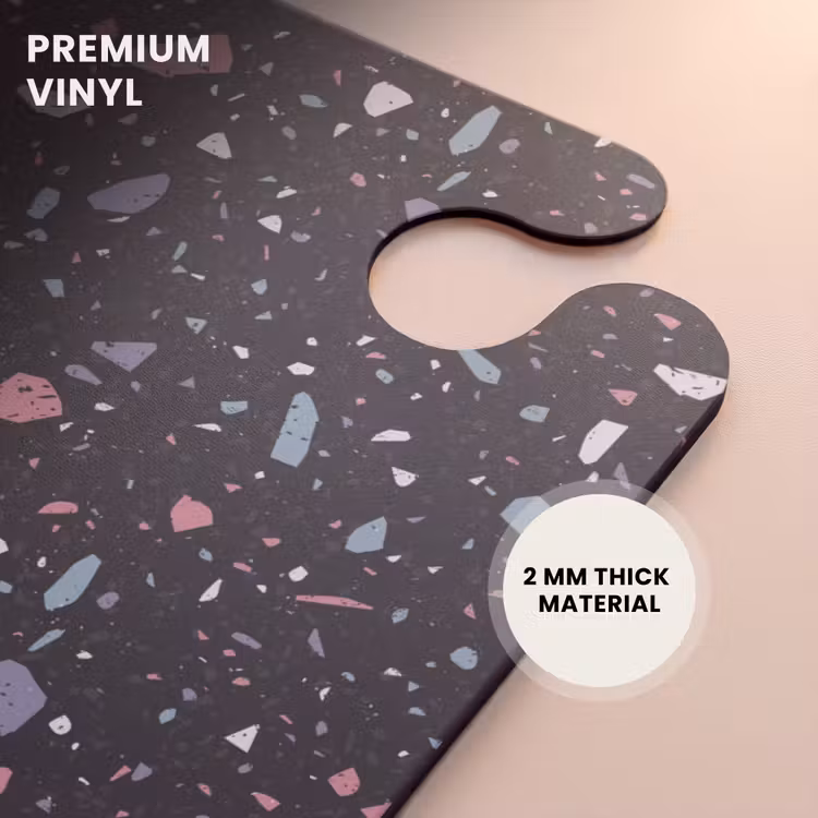 CaseSwap™ - Terrazzo pattern black with pastel — 6