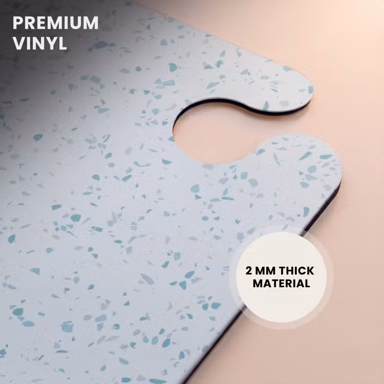 CaseSwap™ - Terrazzo pattern multicolored blue and green — 6