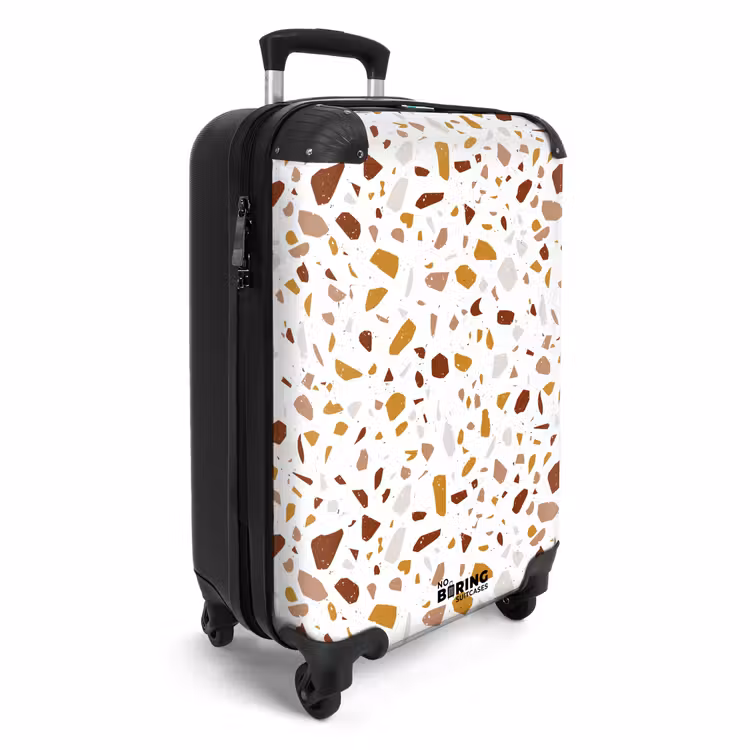 CaseSwap™ - Terrazzo pattern multicolored ochre and rust — 2