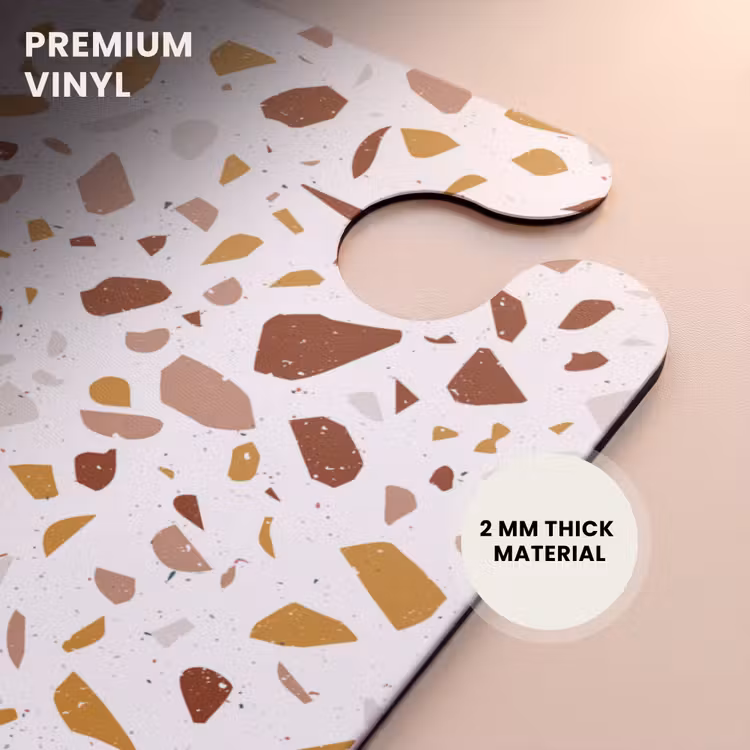 CaseSwap™ - Terrazzo pattern multicolored ochre and rust — 6