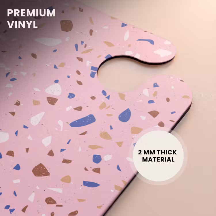 CaseSwap™ - Terrazzo pattern multicolored pink and blue — 6