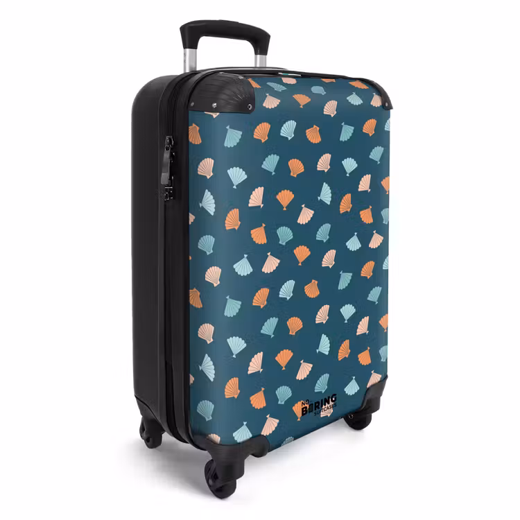 CaseSwap™ - Shells pattern blue orange — 2