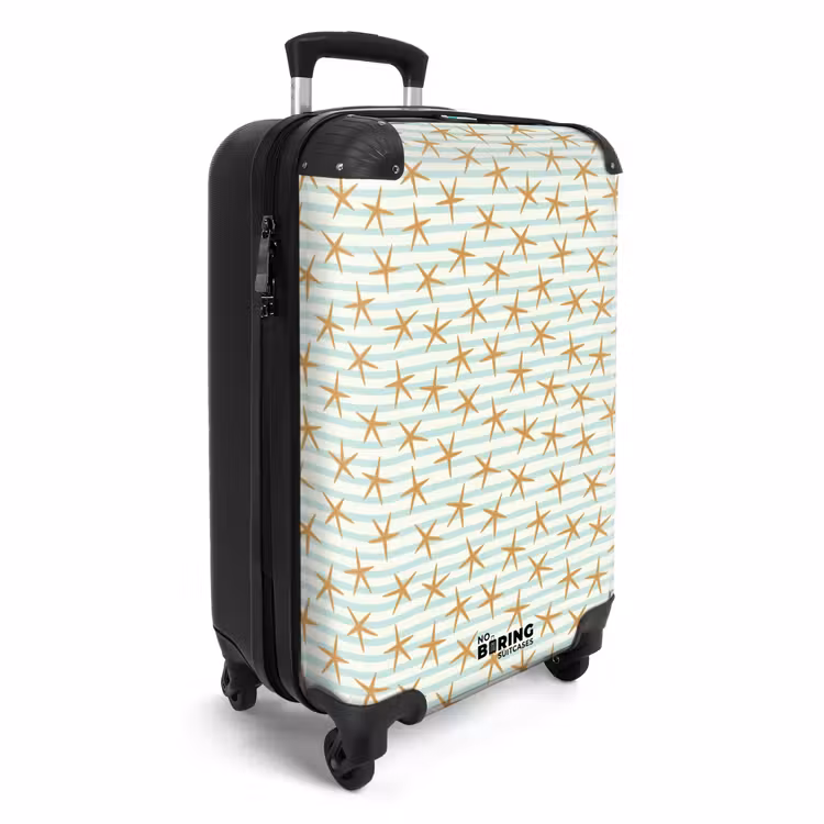 CaseSwap™ - Starfish with stripe pattern blue — 2