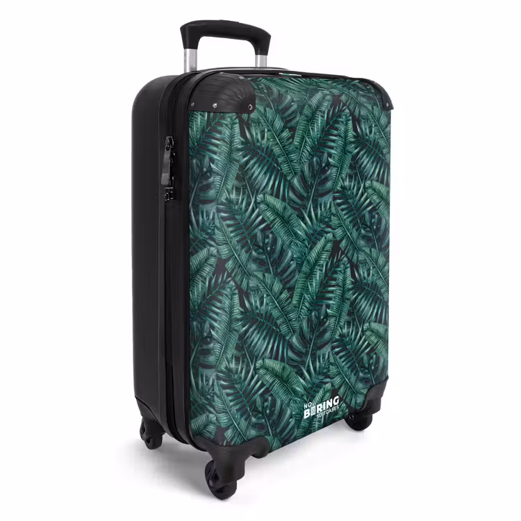 CaseSwap™ - Palm leaves monstera dark pattern — 2