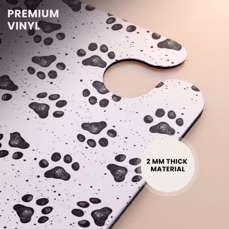 CaseSwap™ - Dog paw pattern black and white — 6
