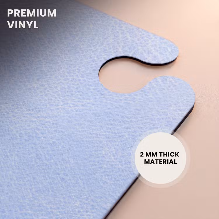 CaseSwap™ - Leather look light blue — 6