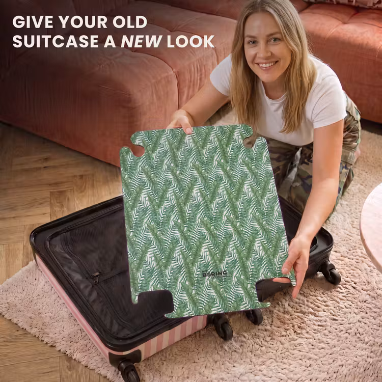 CaseSwap™ - Palm long leaves pattern green — 3
