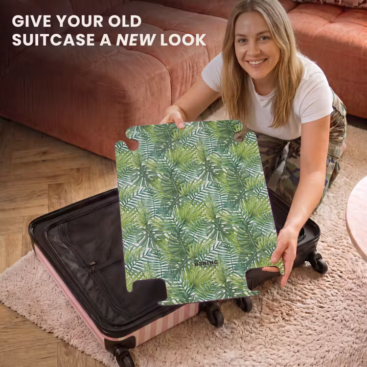 CaseSwap™ - Palm various leaves pattern green — 3