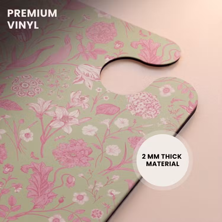 CaseSwap™ - Classic floral pattern pink and green — 6