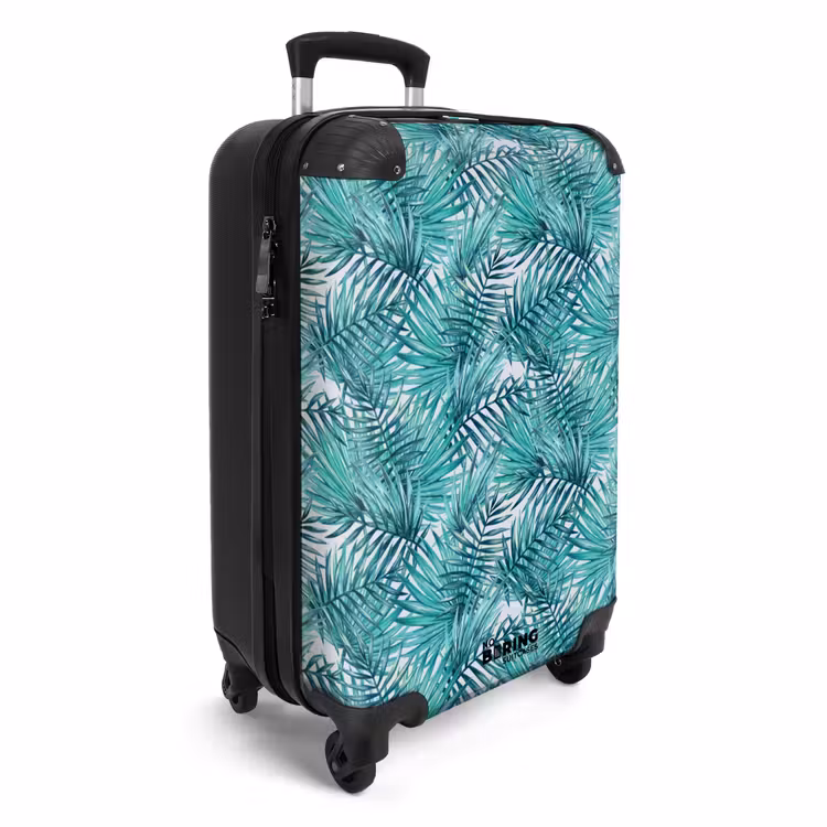 CaseSwap™ - Palm leaves pattern light blue — 2