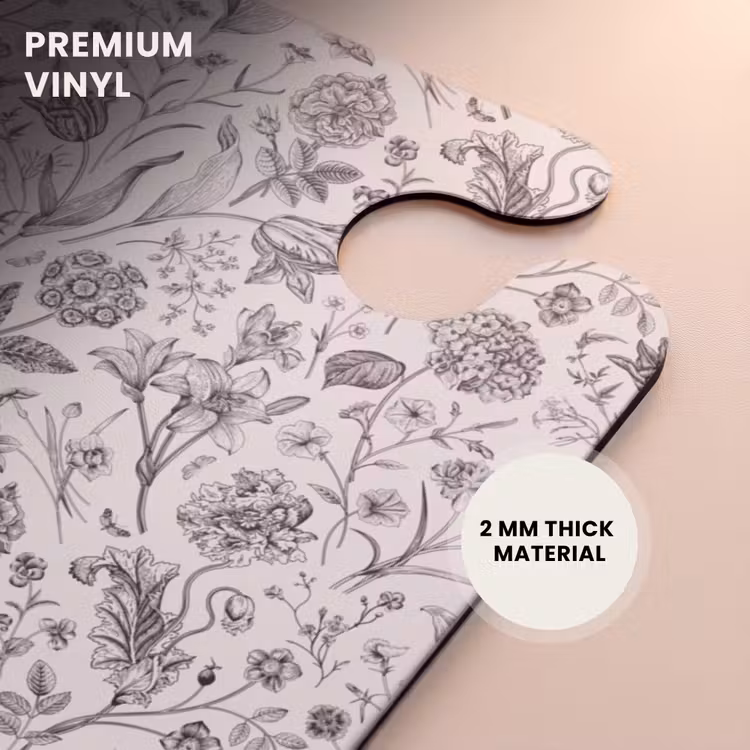 CaseSwap™ - Classic floral pattern black and white — 6