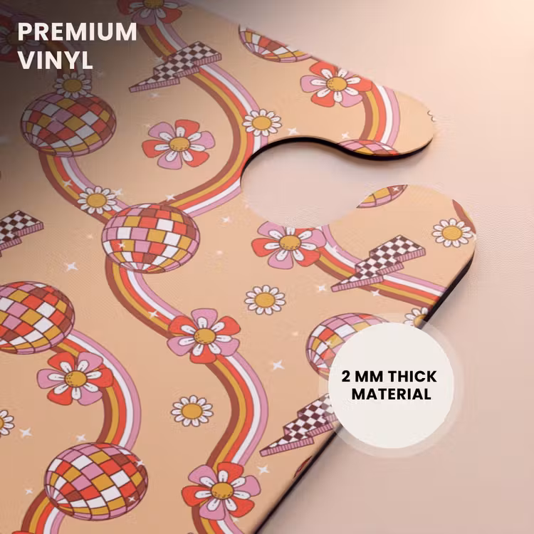 CaseSwap™ - Retro disco 70s flower pattern colorful — 6