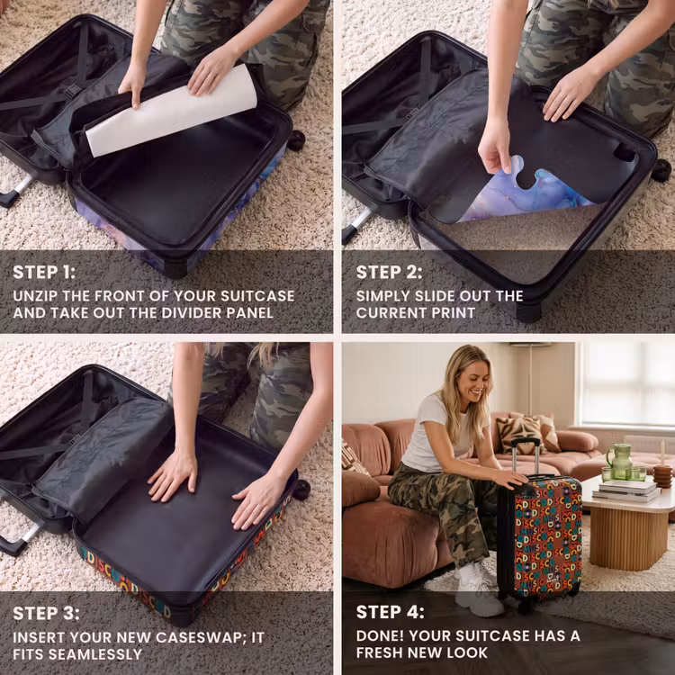 CaseSwap™ - Retro disco 70s text pattern colorful — 4
