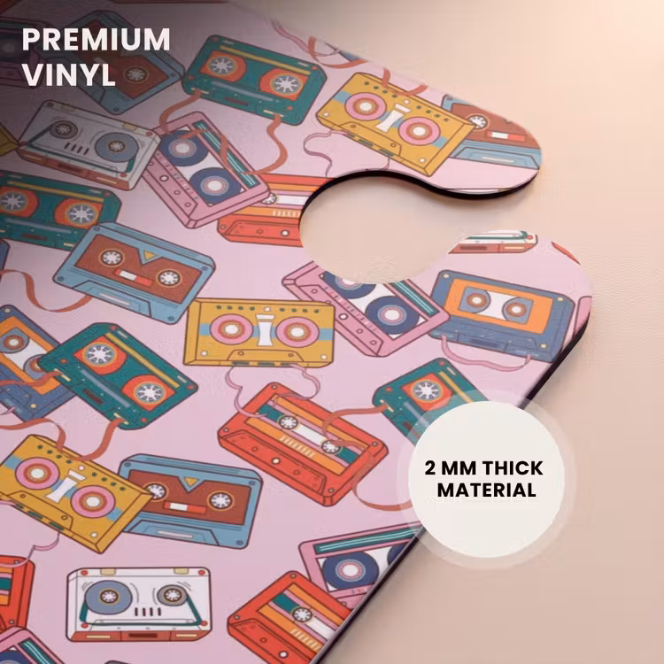 CaseSwap™ - Retro disco cassettes pattern colorful — 6
