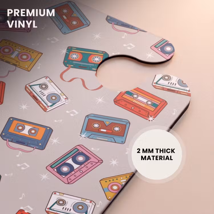 CaseSwap™ - Retro disco cassettes pattern various colors — 6