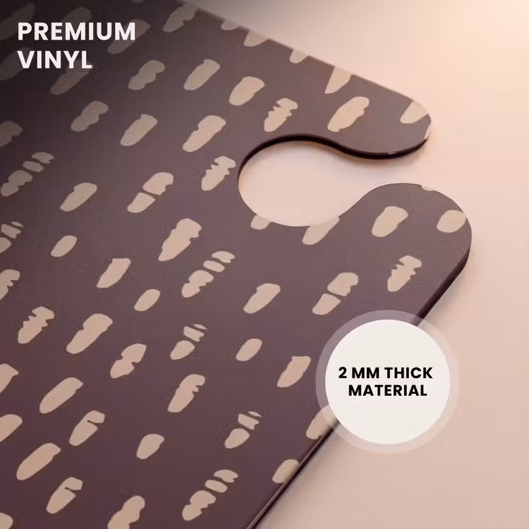 CaseSwap™ - Dark brown background with beige brushstrokes — 6