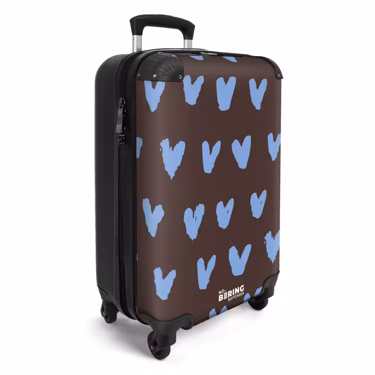 CaseSwap™ - Dark brown background with heart-like shapes — 2
