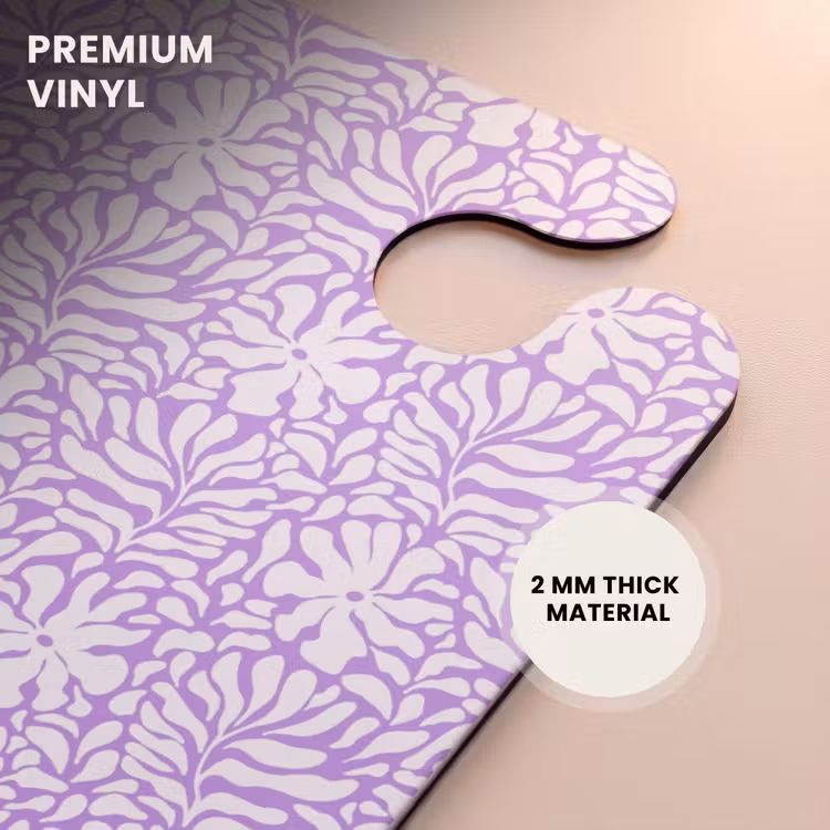 CaseSwap™ - Flowers and leaves on purple background — 6