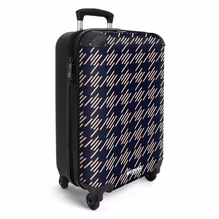 CaseSwap™ - Dark pied-de-poule pattern with diagonal stripe filling — 2