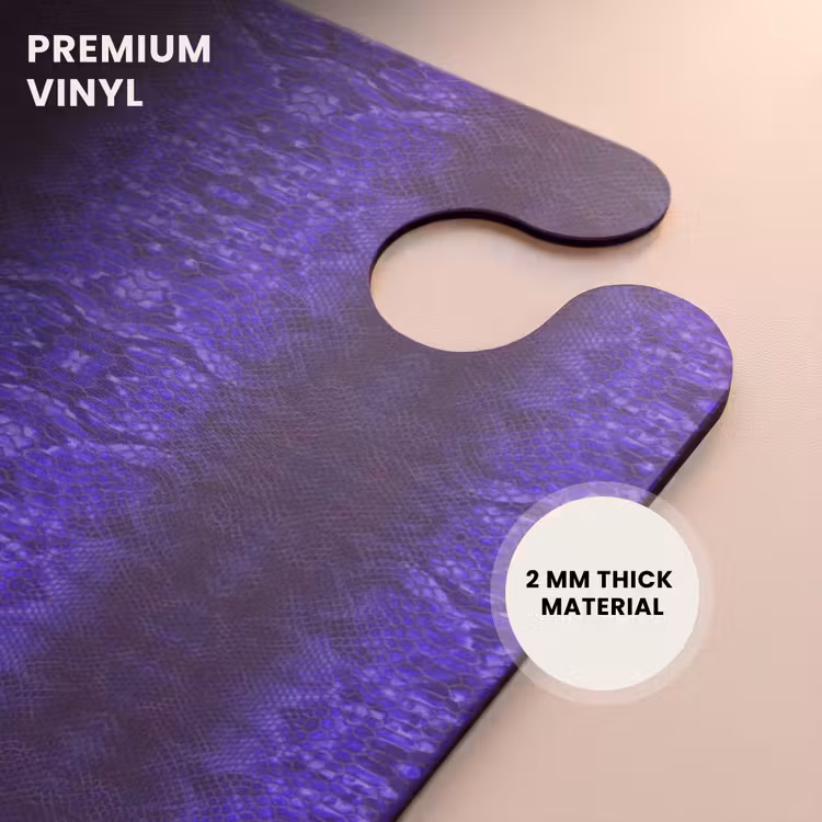 CaseSwap™ - Purple blue snakeskin with symmetrical scale structure — 6
