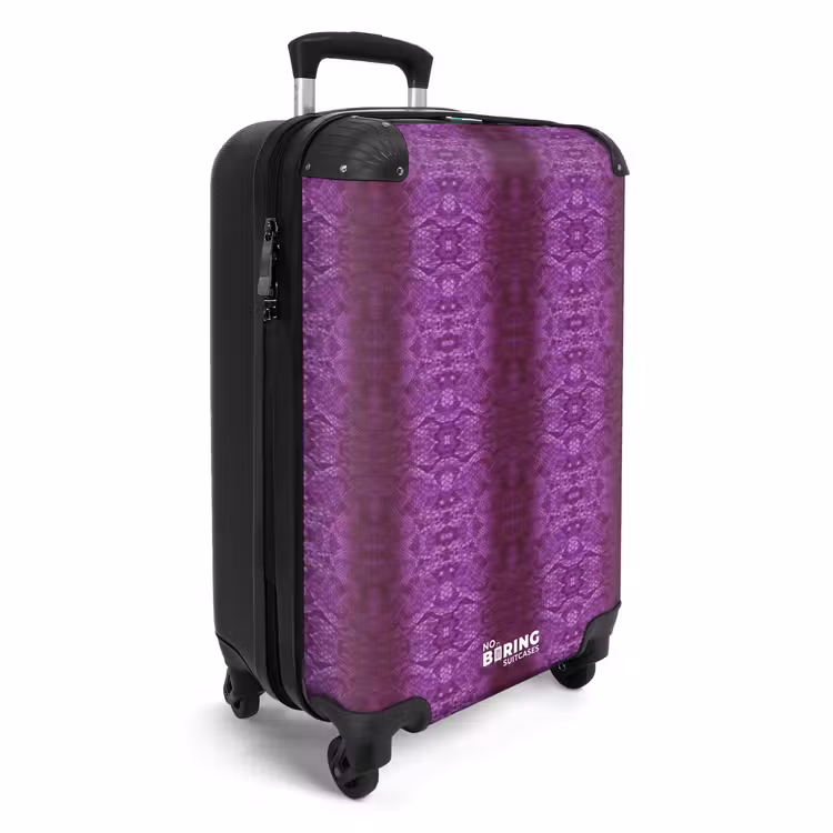 CaseSwap™ - Deep purple snakeskin with symmetrical scale structure — 2