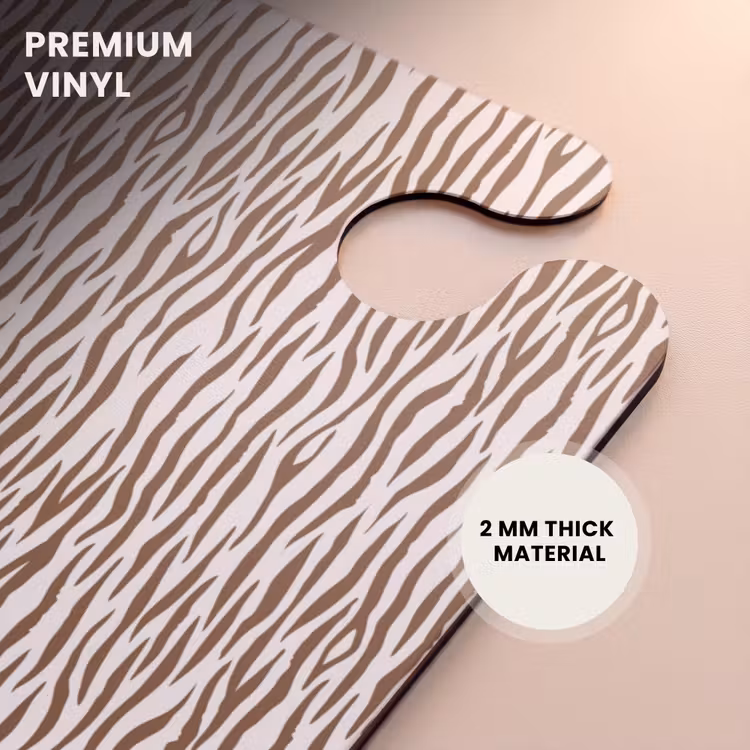 CaseSwap™ - Brown zebra print on light background — 6