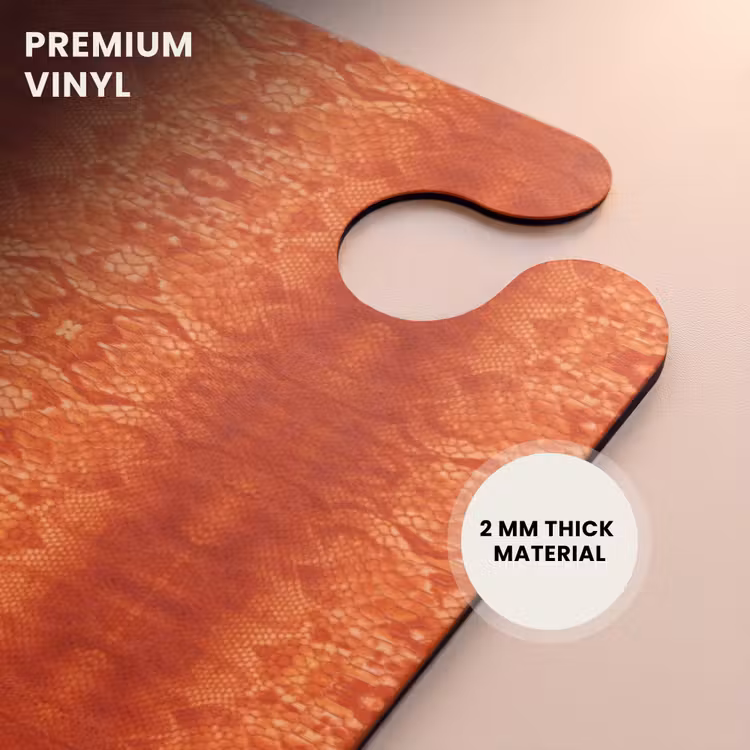 CaseSwap™ - Orange snakeskin with symmetrical scale structure — 6
