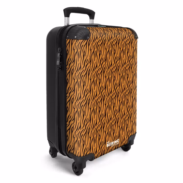 CaseSwap™ - Orange tiger stripes with flowing motif — 2