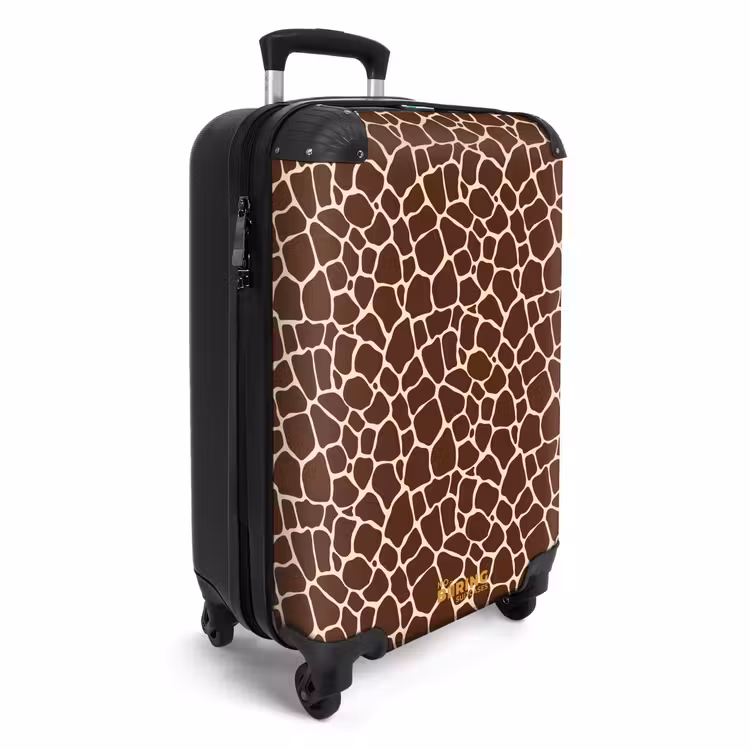 CaseSwap™ - Dark brown giraffe pattern with beige veins — 2
