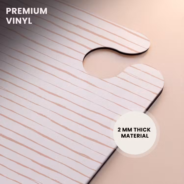 CaseSwap™ - Irregular terracotta lines on light beige ground — 6