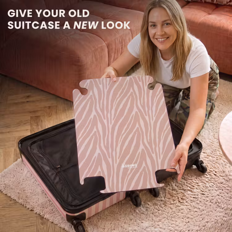 CaseSwap™ - Soft pink tiger stripe pattern — 3