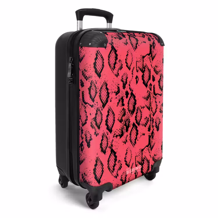 CaseSwap™ - Bright pink snake print — 2
