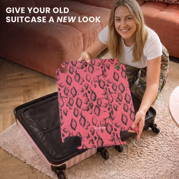 CaseSwap™ - Bright pink snake print — 3