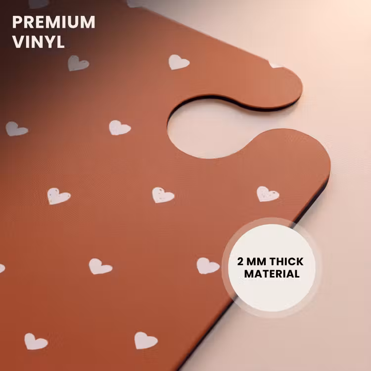 CaseSwap™ - White hearts on terracotta — 6