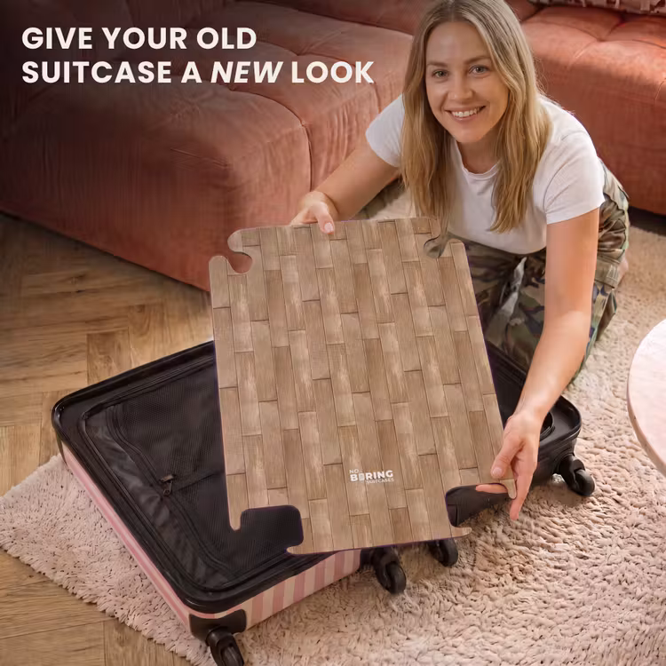 CaseSwap™ - Light brown wood plank texture — 3