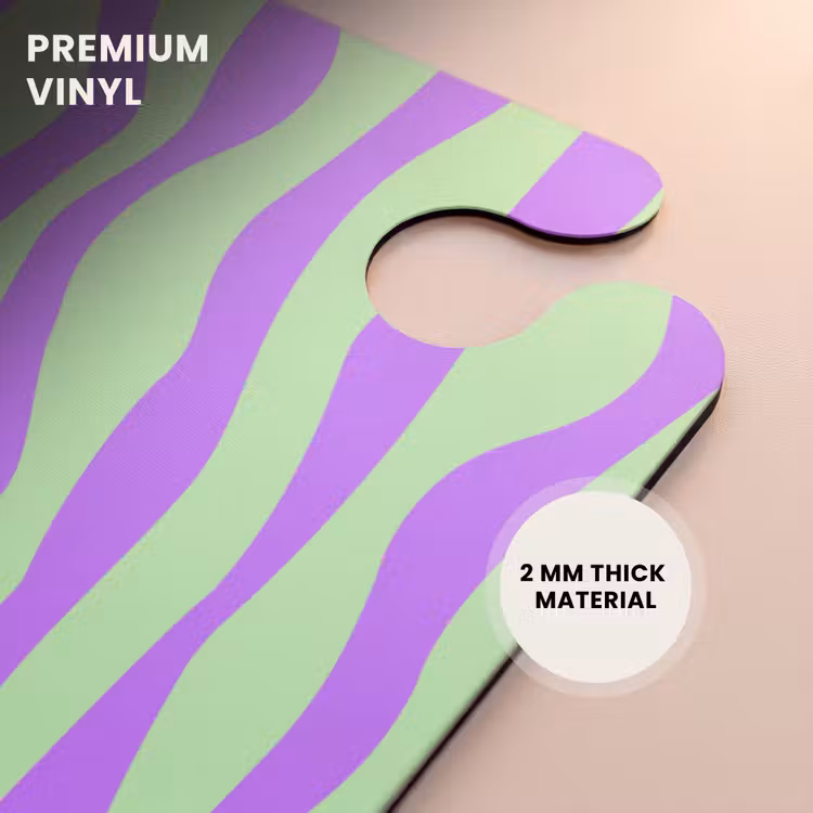 CaseSwap™ - Lilac stripes on a mint green background — 6