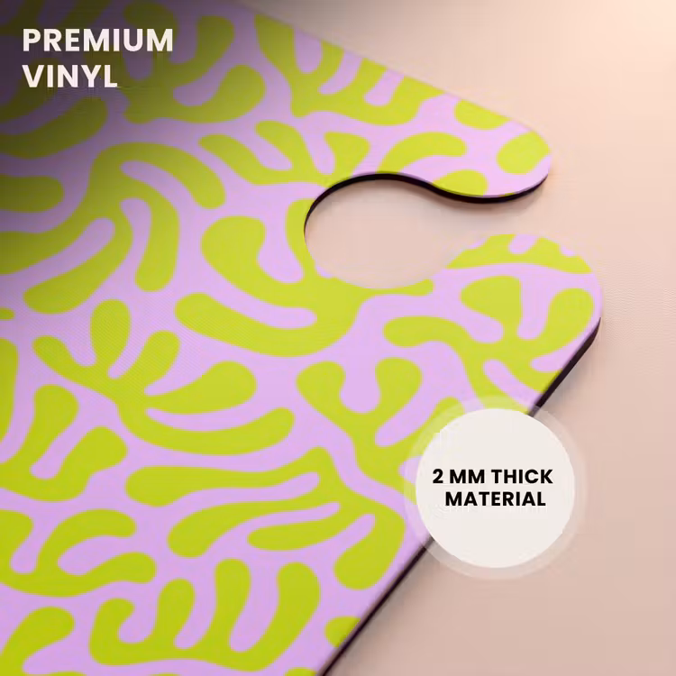 CaseSwap™ - Neon leaves on light pink background — 6